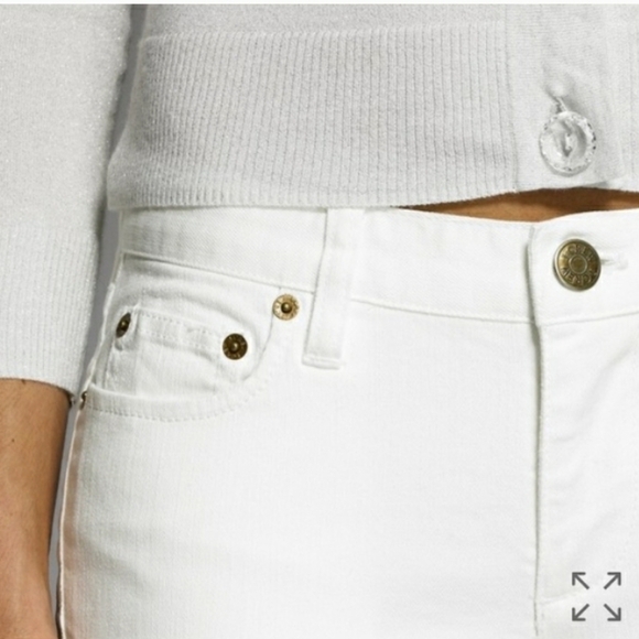 J. Crew Stretch Matchstick Jean in White - Picture 2 of 12